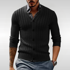 KARDIGAN ALEXANDER Z WARKOCZOWYM SPLECENIEM | WYRAFINOWANY STYL, KOMFORT PRZEZ CAŁY DZIEŃ